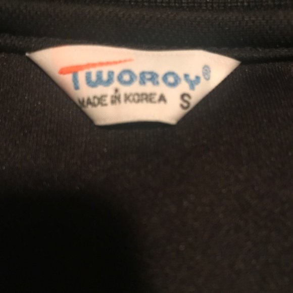 Tworoy Black & White Short Sleeved Golf Shirt - Picture 3 of 3